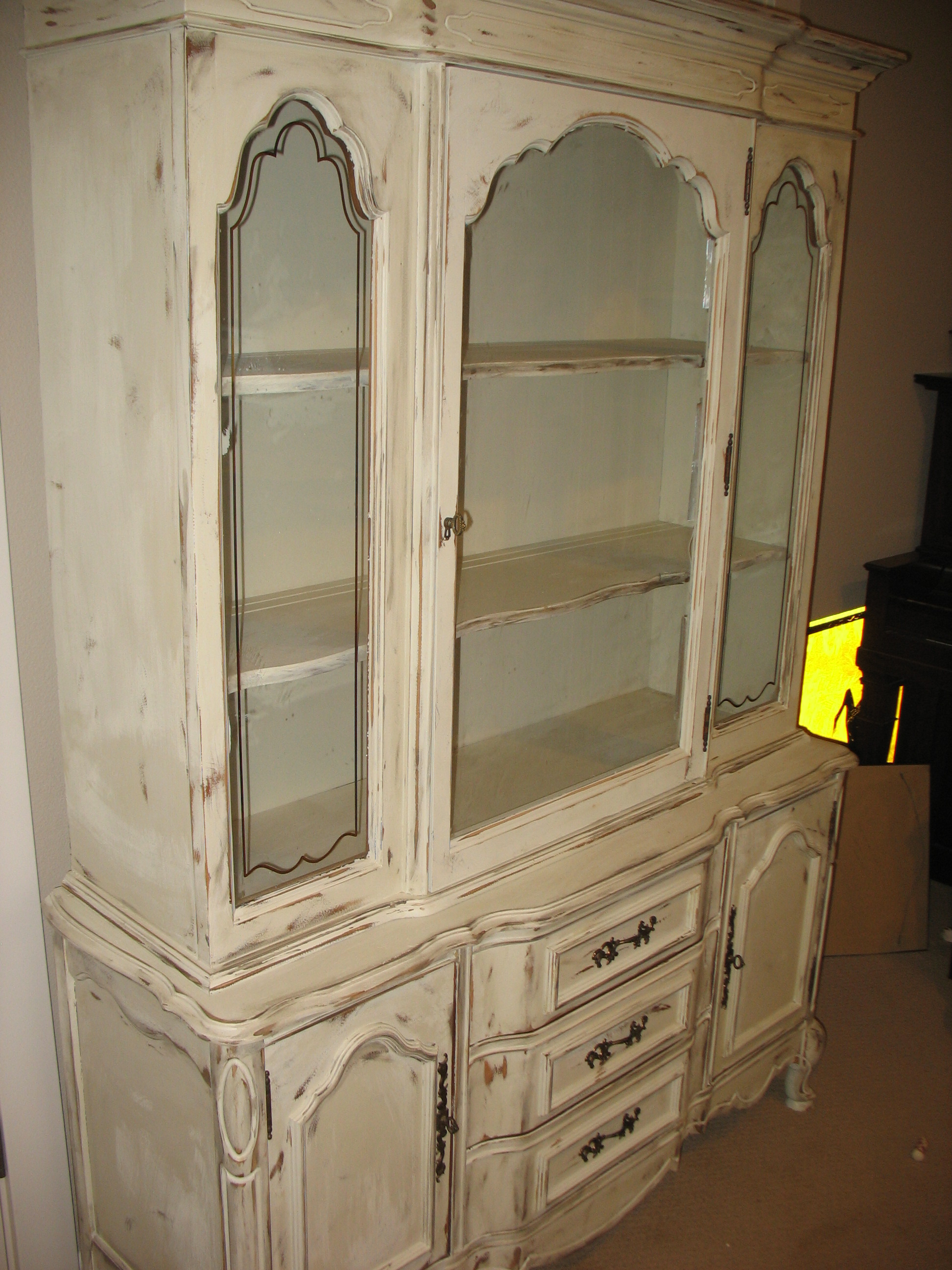 Antique Cabinet Ladybirds Vintage